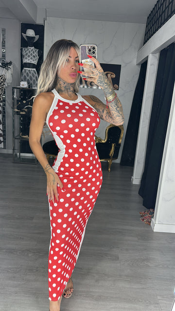 vestido cordobés rojo