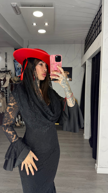 Sombrero cordobés rojo