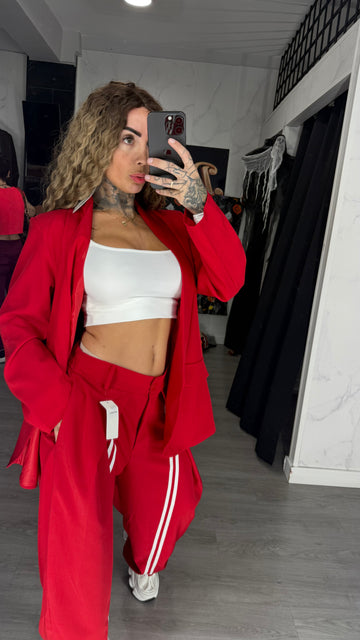 Pantalón Adid rojo