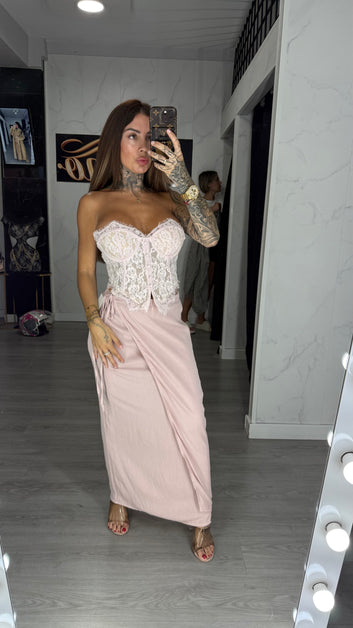 Falda lino