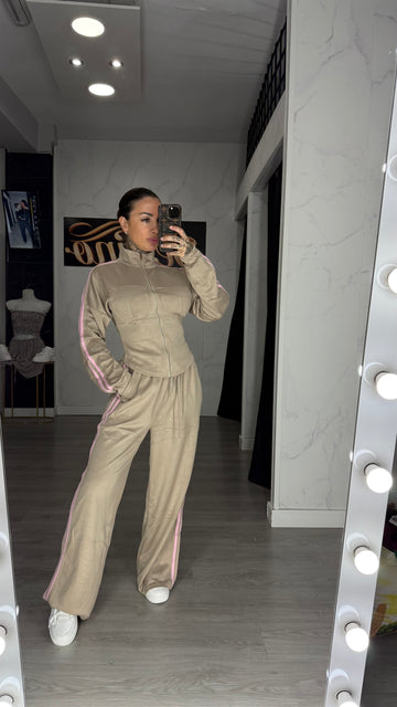 Conjunto Miriam taupe