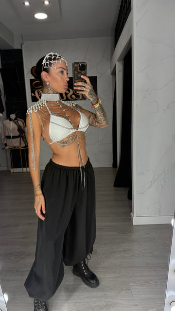 Pantalón chino negro