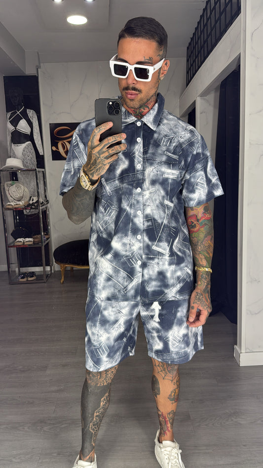 conjunto vaquero azul
