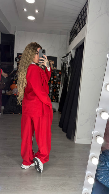 Pantalón Adid rojo
