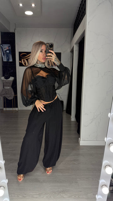 Pantalón chino negro