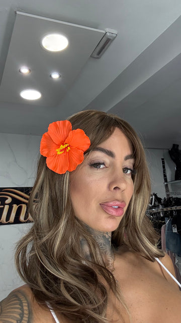 Flor naranja