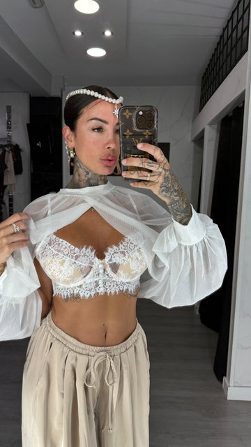 Top encaje