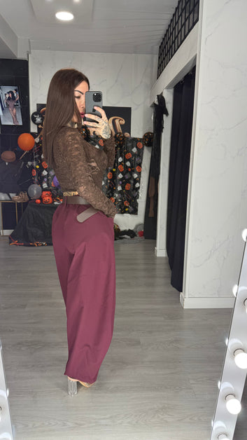 Pantalón Burdeos