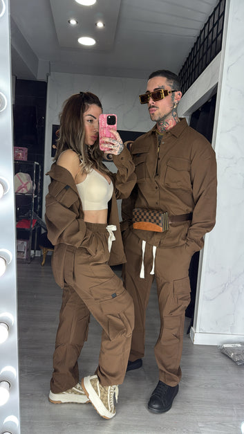 Conjunto Luis marrón