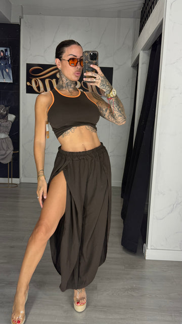 Pantalón Aladdín marrón