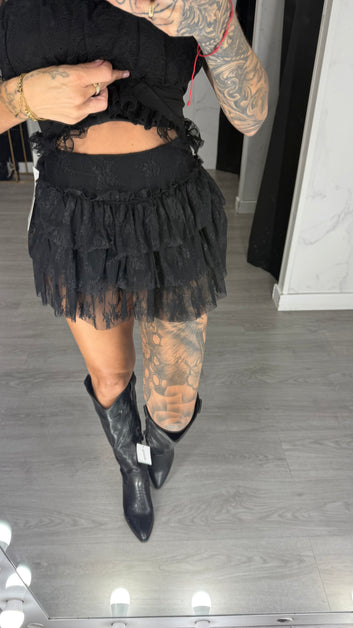 Falda encaje