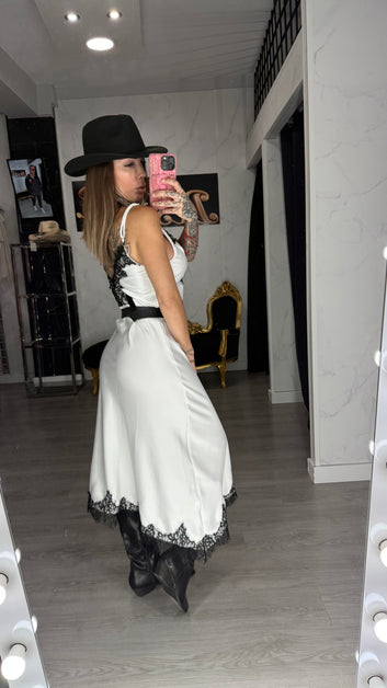 Vestido encaje blanco