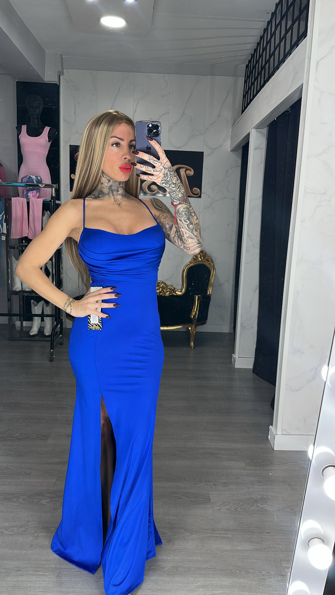 vestido cenicienta azul