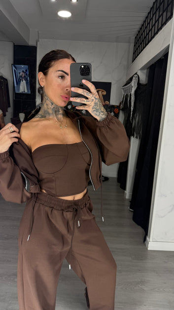Chandal Jaqueline marrón