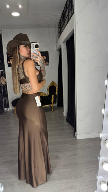 Conjunto Tamara marrón