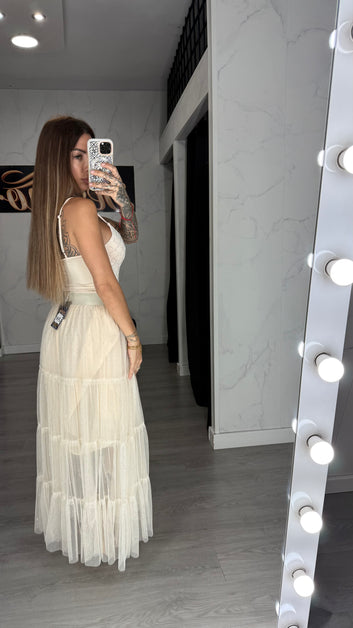 Falda, gasa beis