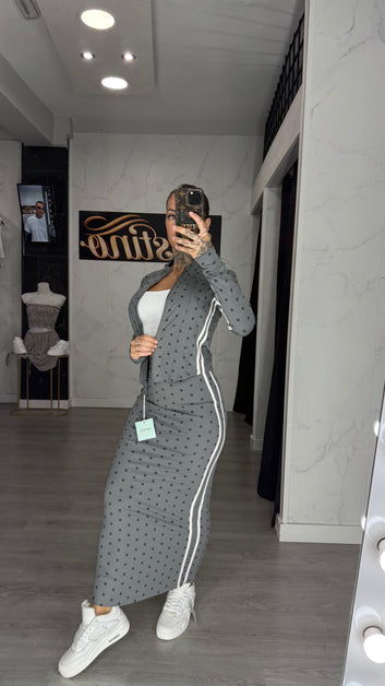 Conjunto lunares gris