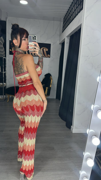 conjunto sheila rojo