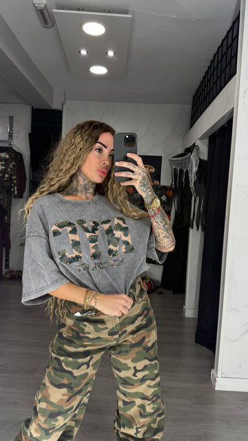 Camiseta letras
