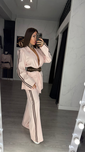 Traje chaqueta rosita