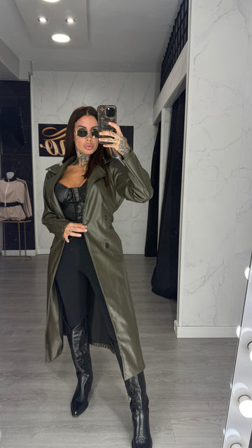 Gabardina verde