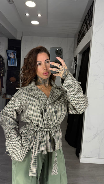 Chaqueta cuadro