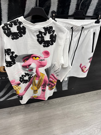 Conjunto pantera blanco