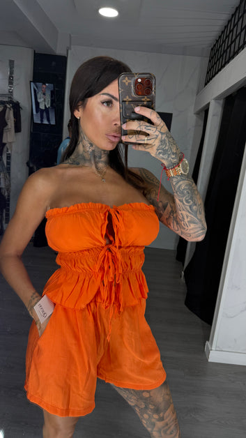 Conjunto marta naranja