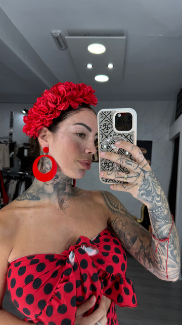 Flore roja larga