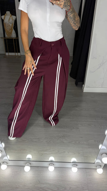 Pantalón Adid Burdeos