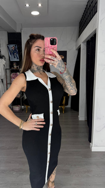 Vestido piji negro
