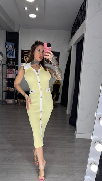 Vestido piji amarillo