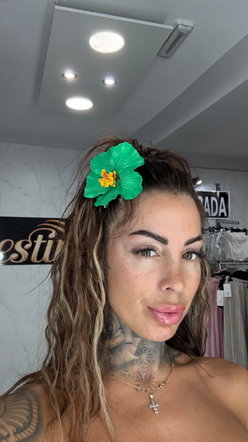 Flor verde