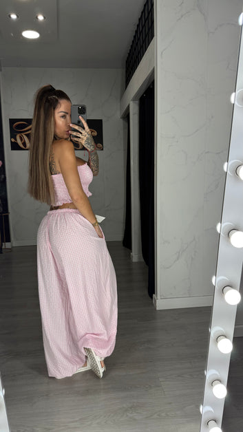 Conjunto vichi rosa