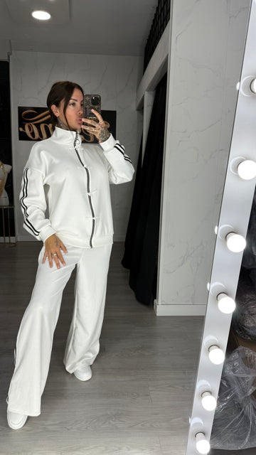 Chandal adid blanco
