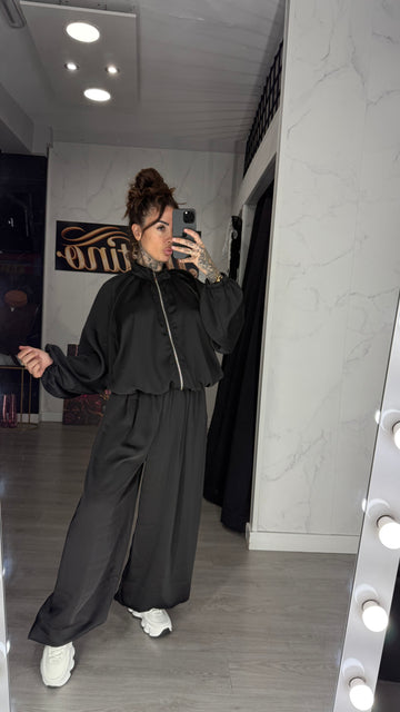 Conjunto raso negro