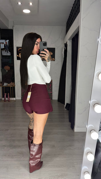 Falda berenjena