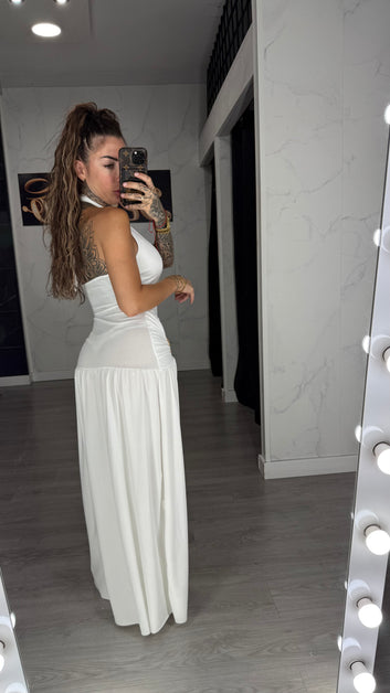 Vestido egipcio blanco
