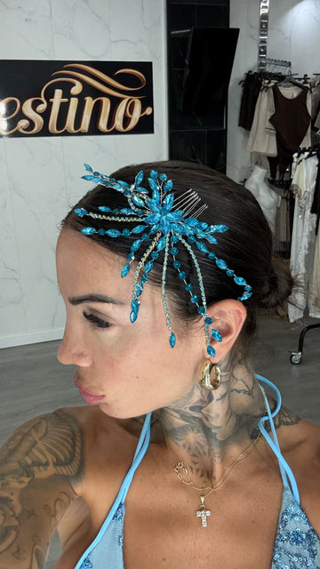 Detalle azul
