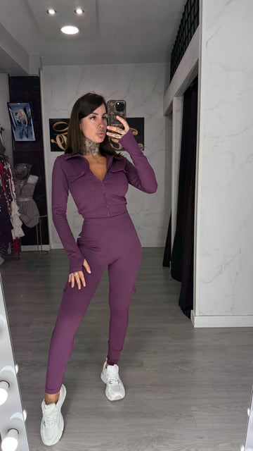 Conjunto America morado