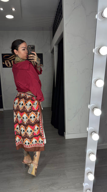 Falda pañuelo
