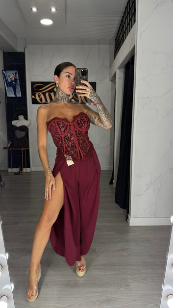 Pantalon Aladin Burdeos