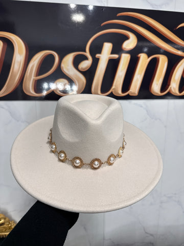 Sombrero perlas