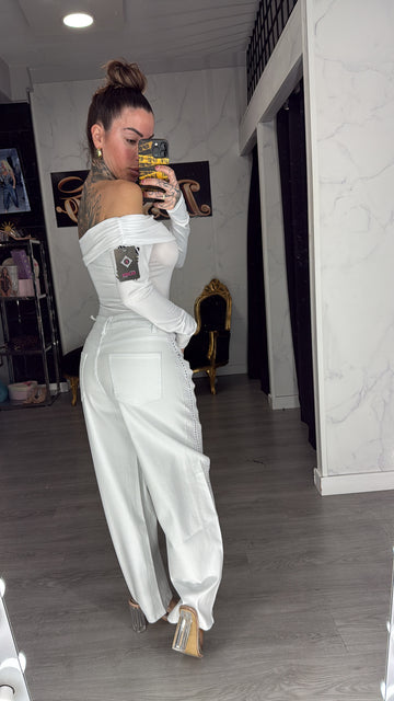 Vaquero blanco brilli