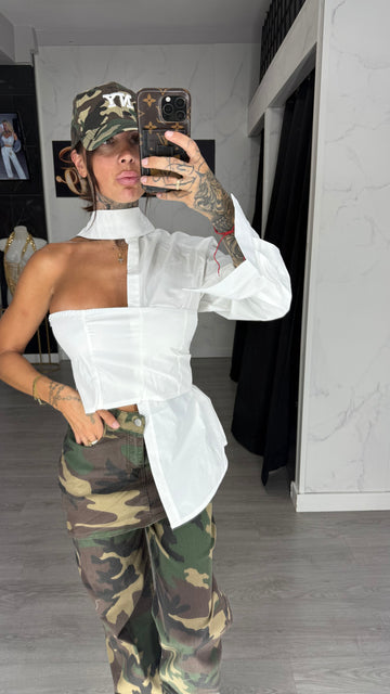 Camisa asimétrica