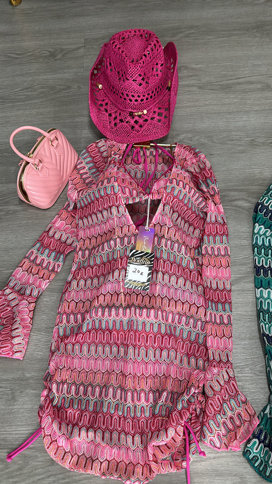 3 piezas rosa