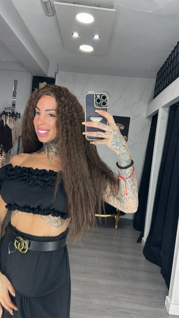 peluca afro