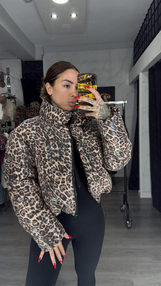 Chaquetón leopardo