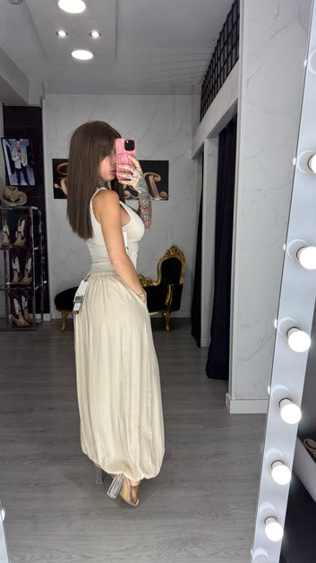 Pantalón carla beige