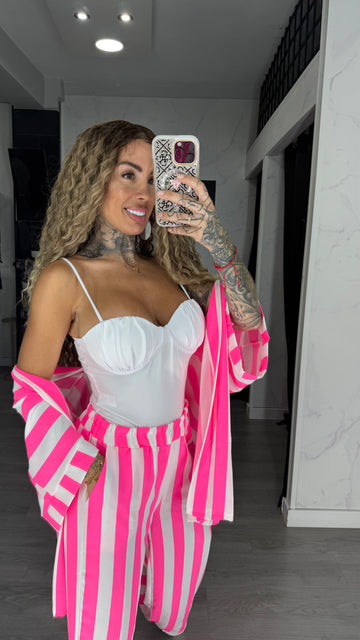 Body corazón blanco
